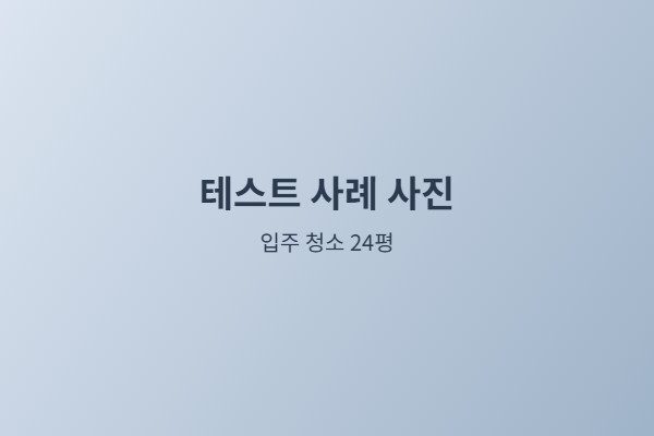 테스트업체 작업 사례 1